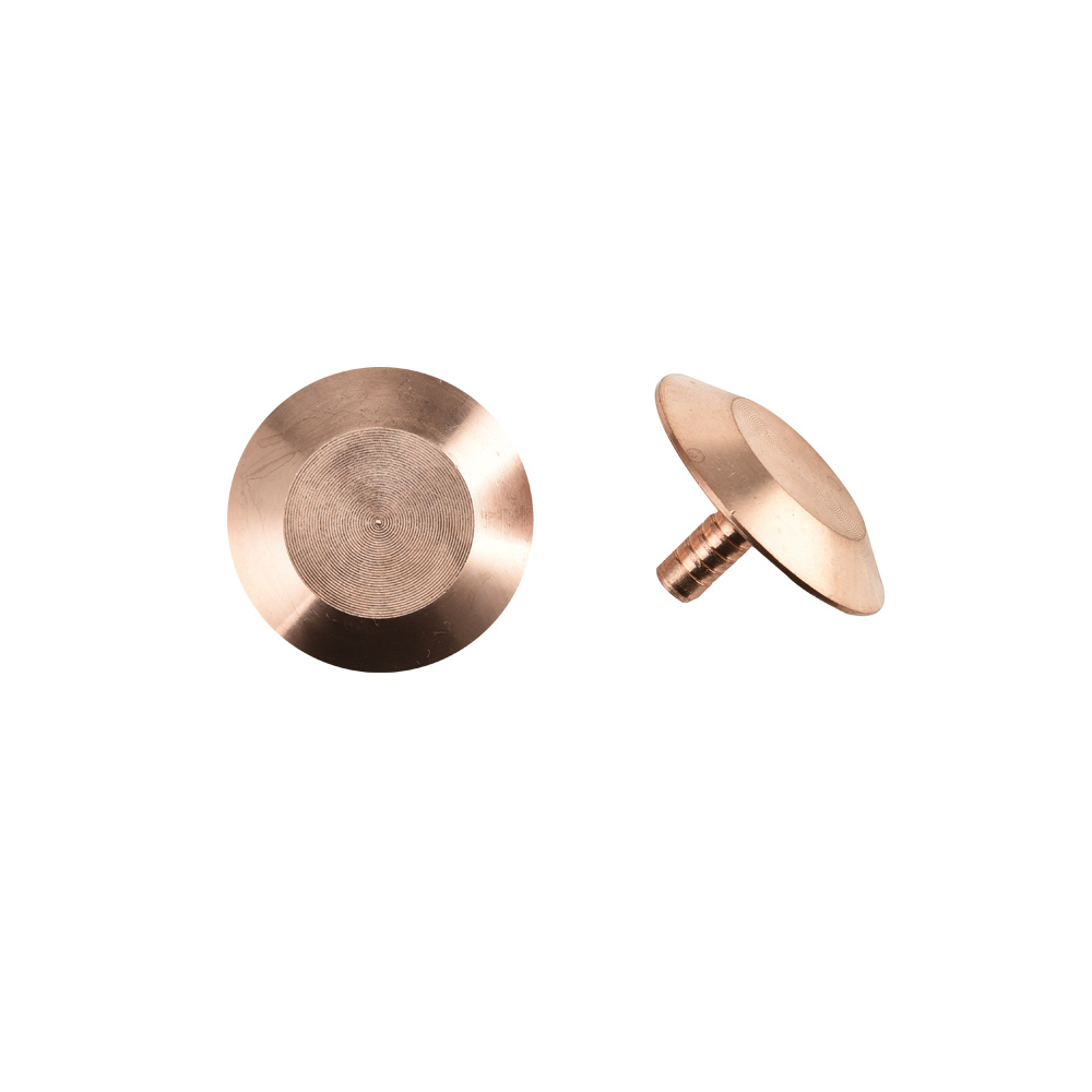 Indicadores de superficie para caminar táctiles de cobre y bronce rojo Espárragos RY-DB208